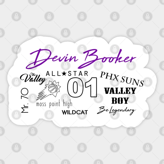 Devin Booker Sticker by LunaPapi